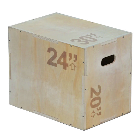 Wooden Plyometric Jump Box – Heavy-Duty Plyo Box for CrossFit & Home Gyms