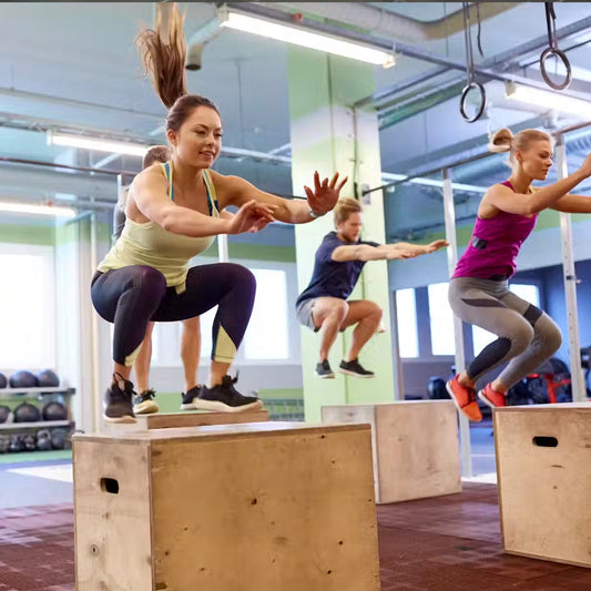 Wooden Plyometric Jump Box – Heavy-Duty Plyo Box for CrossFit & Home Gyms