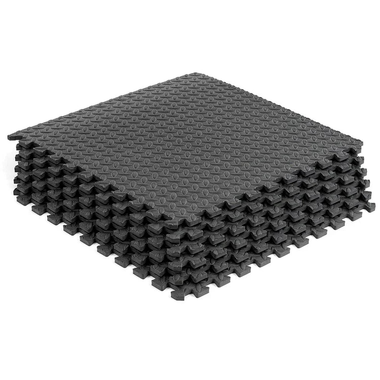 Interlocking EVA Gym Floor Mats – Protective Home Gym Flooring