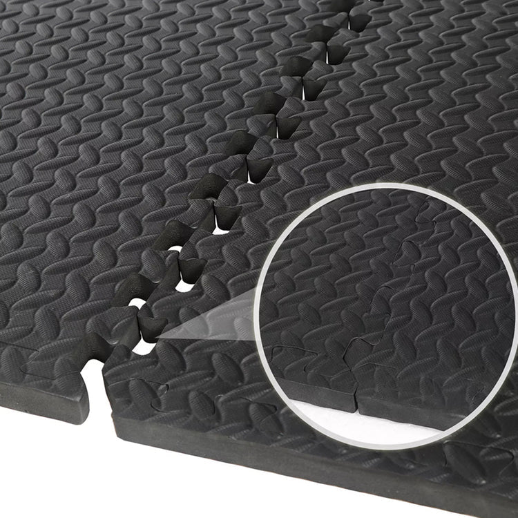 Interlocking EVA Gym Floor Mats – Protective Home Gym Flooring